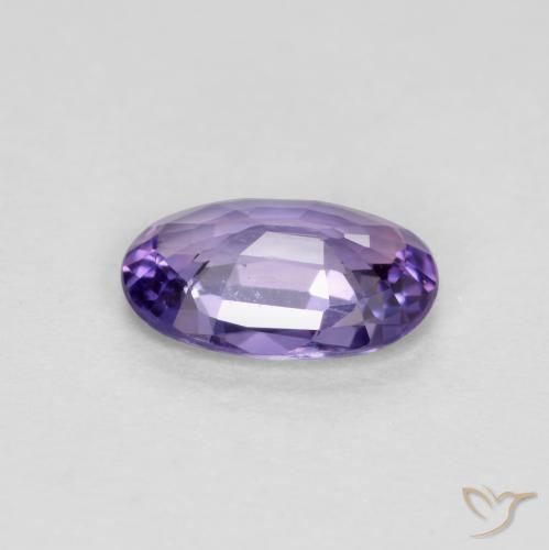 Saphir Pourpre-rose naturelle ovale, 0.40 ct, VS