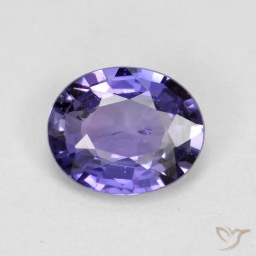 0.47ct Naturel Violet foncé Saphir, ovale, VS-SI