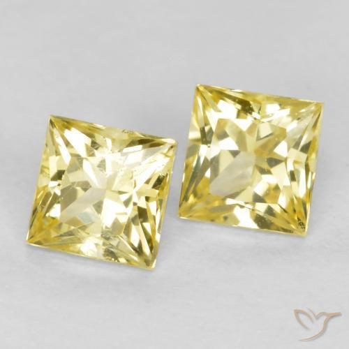 Shop natural 0.54ct Jaune Toscane Saphir gems, Carré, from Tanzanie at GemSelect. In stock, global shipping!