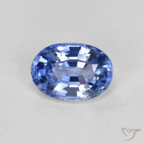 0.55ct Naturel Bleu foncé moyen Saphir, ovale, VVS-VS