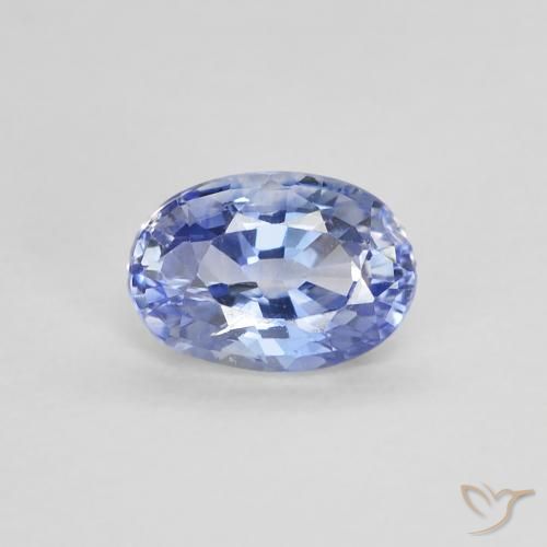 0.62ct Naturel Bleu pastel Saphir, ovale, VVS-VS