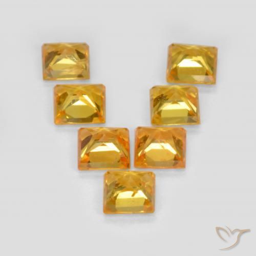 Shop natural 2.26ct Doré foncé Saphir gems, Carré, from Tanzanie at GemSelect. In stock, global shipping!