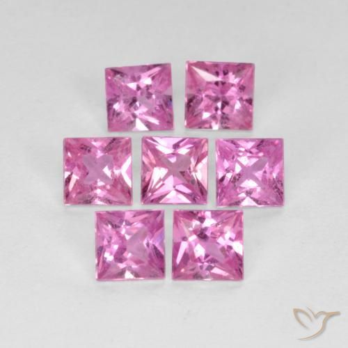 Shop natural 1.98ct Rose pourpre royal Saphir gems, Carré, from Tanzanie at GemSelect. In stock, global shipping!