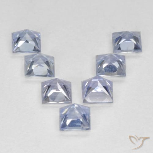 Shop natural 1.04ct Bleu violacé léger Saphir gems, Carré, from Tanzanie at GemSelect. In stock, global shipping!