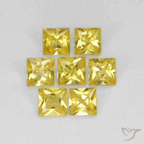Shop natural 0.91ct Jaune Saphir gems, Carré, from Tanzanie at GemSelect. In stock, global shipping!