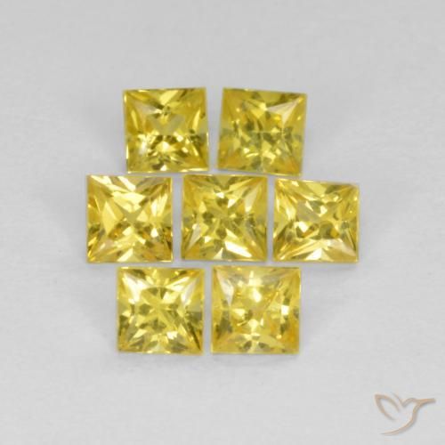 Shop natural 0.94ct Jaune Saphir gems, Carré, from Tanzanie at GemSelect. In stock, global shipping!