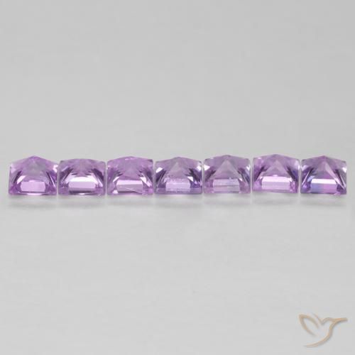 Shop natural 0.85ct Violet moyen Saphir gems, Carré, from Tanzanie at GemSelect. In stock, global shipping!