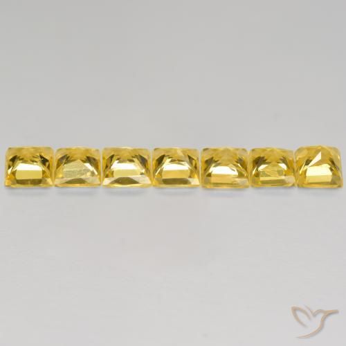 Shop natural 2.32ct Doré Saphir gems, Carré, from Tanzanie at GemSelect. In stock, global shipping!