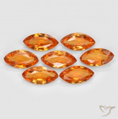 Shop natural 1.15ct Ambre orange Saphir gems, Marquise, from Tanzanie at GemSelect. In stock, global shipping!