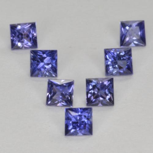 Achetez naturel 0.62ct Bleu minuit Saphir gems, Carré, En provenance Tanzanie chez GemSelect. En stock, livraison internationale!