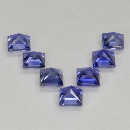 Achetez naturel 0.62ct Bleu minuit Saphir gems, Carré, En provenance Tanzanie chez GemSelect. En stock, livraison internationale!