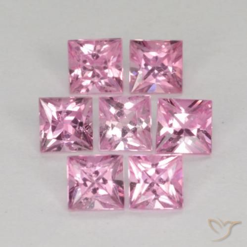 Achetez naturel 1.19ct Rose pourpre royal très clair Saphir gems, Carré, En provenance Tanzanie chez GemSelect. En stock, livraison internationale!