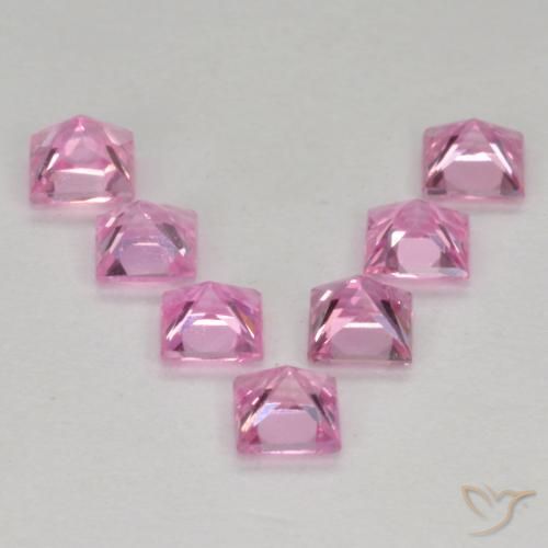 Achetez naturel 1.19ct Rose pourpre royal très clair Saphir gems, Carré, En provenance Tanzanie chez GemSelect. En stock, livraison internationale!
