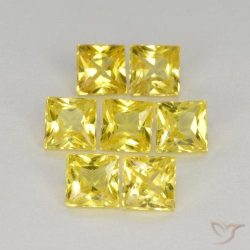 Shop natural 1.68ct Jaune Saphir gems, Carré, from Tanzanie at GemSelect. In stock, global shipping!