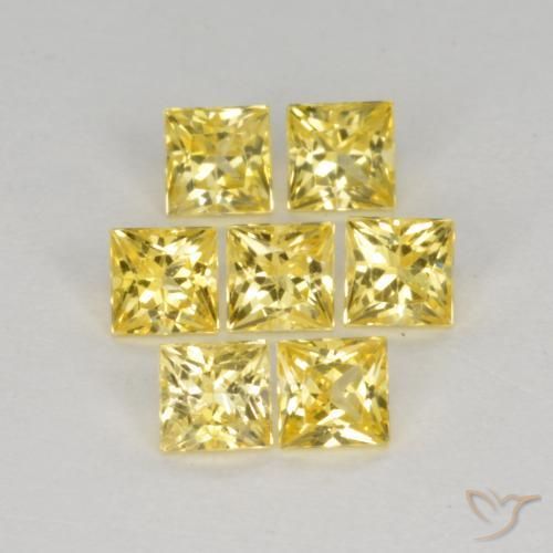 Shop natural 1.32ct Jaune Toscane Saphir gems, Carré, from Tanzanie at GemSelect. In stock, global shipping!