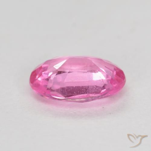 Saphir Rose pourpre royal naturelle ovale, 0.70 ct, VS-SI