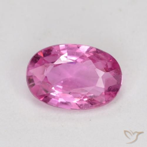 0.60ct Naturel Rose foncé Saphir, ovale, VS-SI