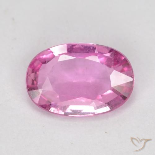 0.66ct Naturel Pourpre rose vif Saphir, ovale, VS-SI