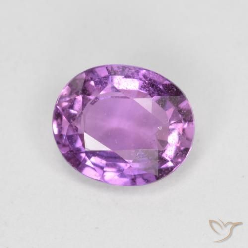 0.72ct Naturel Pourpre électrique Saphir, ovale, VS-SI