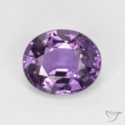 0.84ct Naturel Violet foncé Saphir, ovale, VS-SI