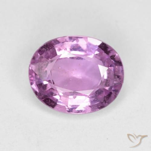 0.71ct Naturel Pourpre violet rosâtre Saphir, ovale, VS-SI