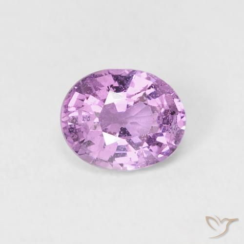 0.64ct Naturel Violet mauve Saphir, ovale, VS-SI
