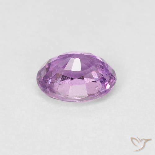 Saphir Violet mauve naturelle ovale, 0.64 ct, VS-SI