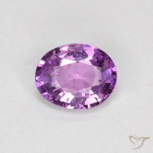 0.51ct Naturel Pourpre moyen-foncé Saphir, ovale, VS-SI