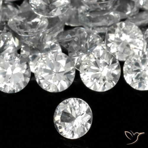 Saphir Blanc clair naturelle Tour, 0.19 ct, VS