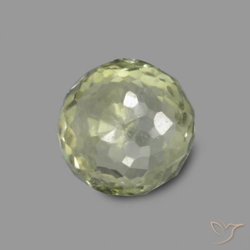 Saphir Vert jaunâtre naturelle Tour, 0.59 ct, VS-SI