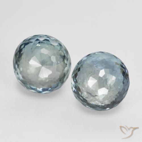 0.99ctw Naturel Vert bleu Saphir, Tour, VS