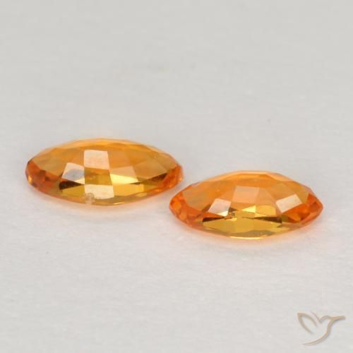 Shop natural 0.39ct Orange vif Saphir gems, Marquise, from Tanzanie at GemSelect. In stock, global shipping!