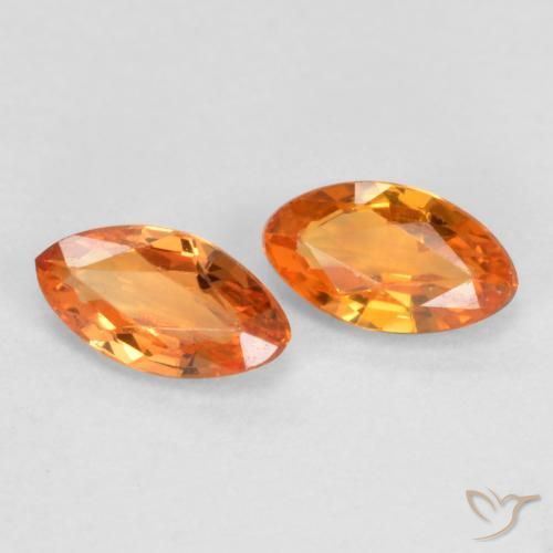 Shop natural 0.40ct Orange vif Saphir gems, Marquise, from Tanzanie at GemSelect. In stock, global shipping!