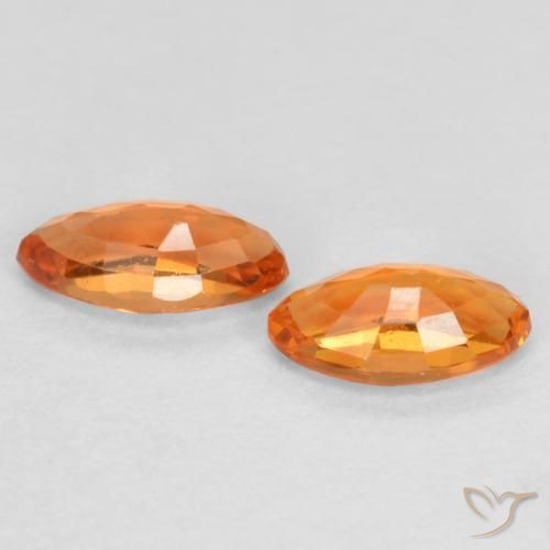 Shop natural 0.40ct Orange vif Saphir gems, Marquise, from Tanzanie at GemSelect. In stock, global shipping!