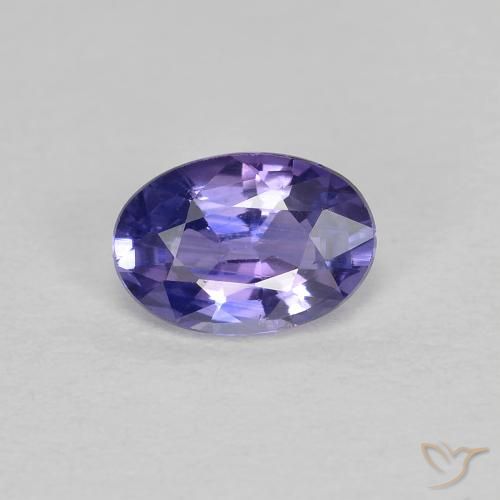 0.49ct Naturel Violet foncé Saphir, ovale, VS