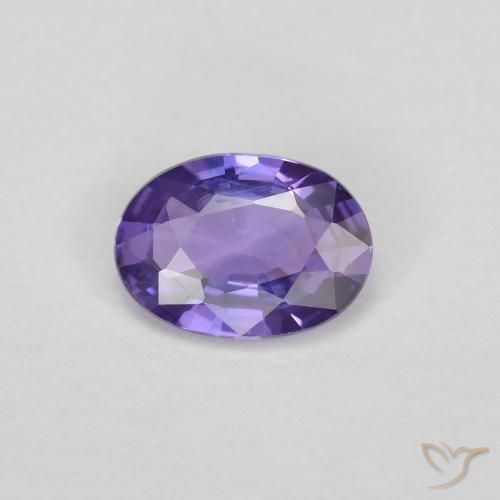 0.42ct Naturel Violet foncé Saphir, ovale, VVS-VS