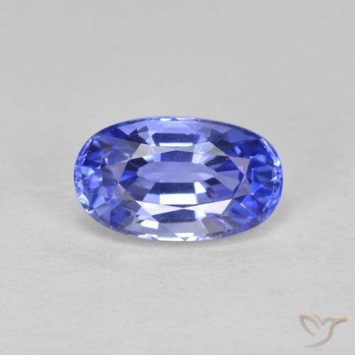 2.36ct Naturel Violet foncé Bleu Saphir, ovale, VVS-VS