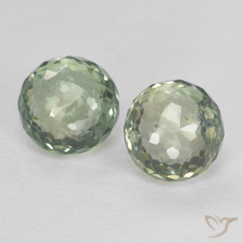 0.91ctw Naturel Vert grisâtre Saphir, Tour, VS