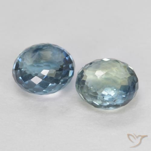 Shop natural 0.74ct Bleu verdâtre Saphir gems, Tour, from Tanzanie at GemSelect. In stock, global shipping!