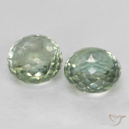 Shop natural 1.06ct Vert très clair Saphir gems, Tour, from Tanzanie at GemSelect. In stock, global shipping!