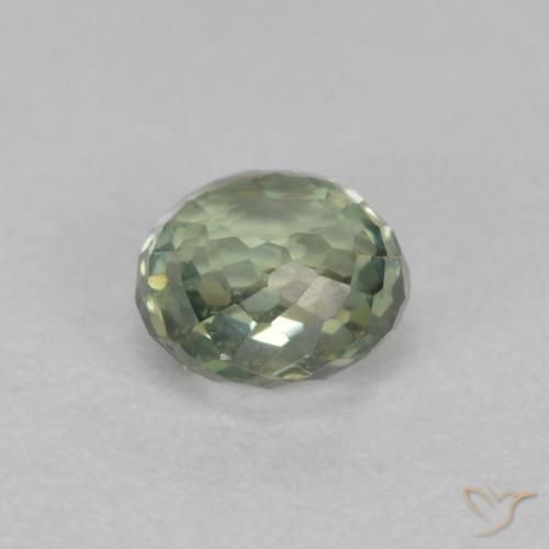Saphir Vert forêt léger naturelle Tour, 0.56 ct, VVS-VS