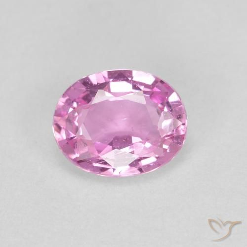 0.43ct Naturel Rose pourpre royal léger Saphir, ovale, VVS-VS