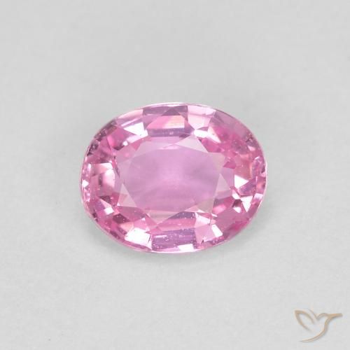 Saphir rose de 0,41 carats à vendre, ovale Saphir en vrac de Madagascar, Gemme naturelle, 5 x 4 mm, Photo A