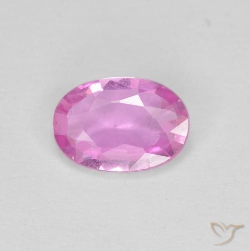 0.60ct Naturel Rose clair Saphir, ovale, VVS-VS