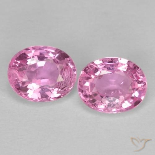 0.90ctw Naturel Rose pourpre royal Saphir, ovale, VS-SI