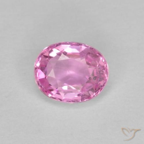 0.47ct Naturel Rose moyen Saphir, ovale, VS