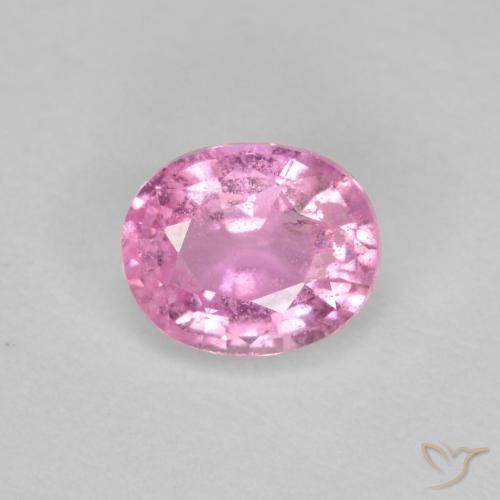 0.51ct Naturel Rose Saphir, ovale, VS-SI