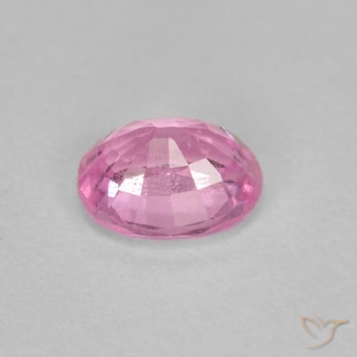 Saphir Rose naturelle ovale, 0.51 ct, VS-SI