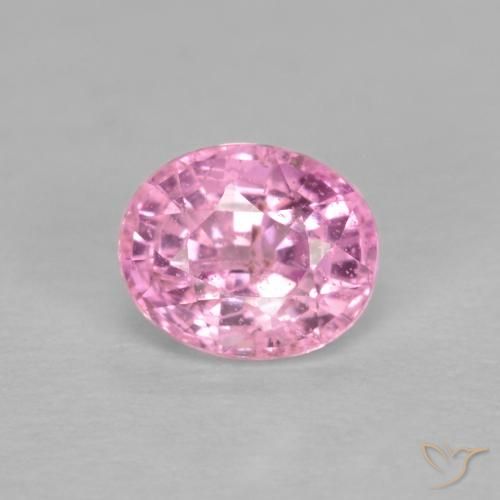 0.56ct Naturel Rose très clair Saphir, ovale, VS-SI