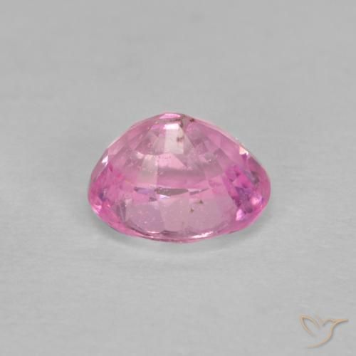 Saphir Rose très clair naturelle ovale, 0.56 ct, VS-SI